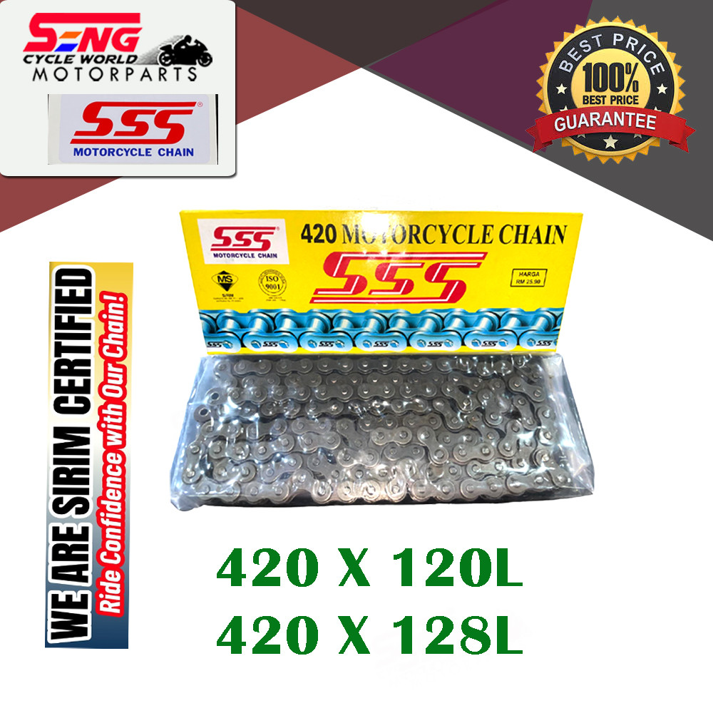 SSS CHAIN ( 420 X 120L) / (420 X 128L)