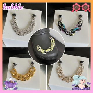 Bubble จี้หัวเข็มขัด อัลลอย หลากสี สําหรับตกแต่งรองเท้า DIY 2 ชิ้น ต่อชุด