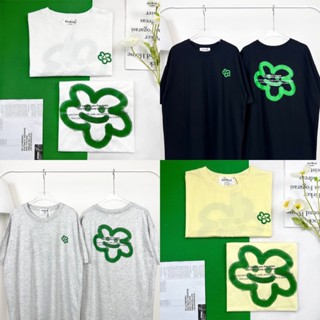 อ่อนนุ่ม 6 เสื้อยืด Oversize 🌼 I bought you five roses สกรีนลายหน้า-หลัง by AnyWear ผ้าCotton100% ผ้านุ่ม ทรงเกาหลี ใส่