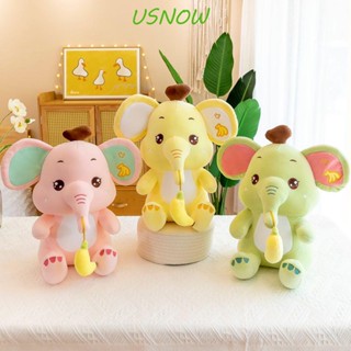 Usnow หมอนตุ๊กตาช้างน่ารัก แบบนิ่ม ของขวัญวันเกิด สําหรับตกแต่งบ้าน