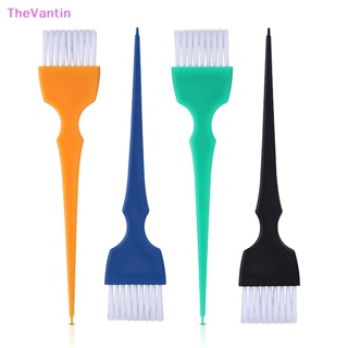 Thevantin แปรงย้อมสีผม แบบด้านเดียว สุ่มสี สําหรับร้านทําผม 1 ชิ้น