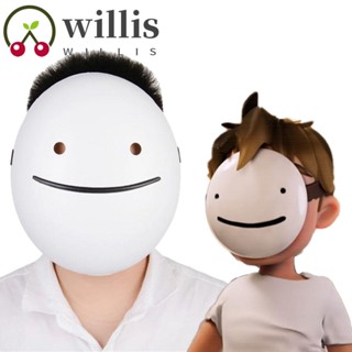 Willis หน้ากากคอสเพลย์ การ์ตูนอนิเมะ หน้ายิ้ม สร้างสรรค์ อุปกรณ์เสริม สําหรับปาร์ตี้ฮาโลวีน