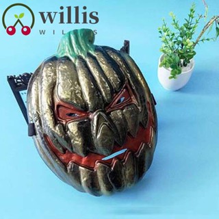 Willis หน้ากากหัวฟักทอง ฮาโลวีน ของขวัญ คอสเพลย์ หน้ากาก เทศกาล เครื่องแต่งกาย พร็อพตกแต่ง หน้ากากฮาโลวีน