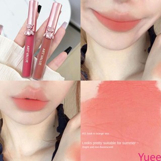 Art Value Lip Glaze Matte Velvet Natural Smooth Lip Color ลิปสติกอเนกประสงค์ yuee