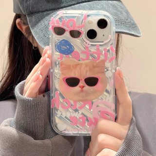 เคสโทรศัพท์มือถือ แบบนิ่ม ลายการ์ตูนแมวน่ารัก สําหรับ iPhone 14 Plus 14 13 12 11 Pro Max X Xr Xs Max 7 8 Plus SE2020