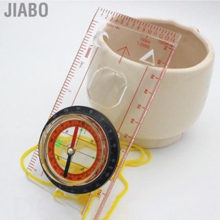 Jiabo Ruler Plastic Portable Multiple Scales Accurate Orienteering Compass for Outdoor