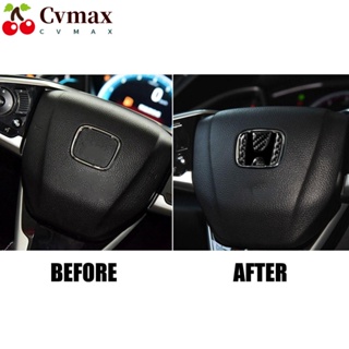 Cvmax สติกเกอร์ติดพวงมาลัยรถยนต์ สําหรับ CIVIC 16-19