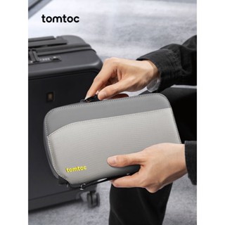 tomtoc passport holder passport bag travel simple large capacity storage bank card protective cover wallet anti-theft brush certificate bag