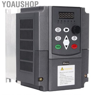 Yoaushop Solar Photovoltaic Variable Frequency Drive  Fireproofing 5.5KW Converter Cooling Fan ABS Aluminum for Automatic System