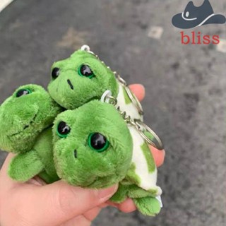 Bliss พวงกุญแจตุ๊กตาเต่า ขนาดเล็ก 7 ซม. 10 ซม. สําหรับตกแต่งภายในรถยนต์