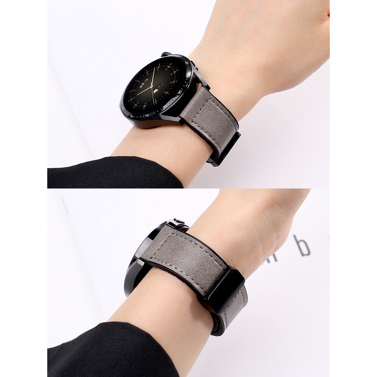 สายนาฬิกาข้อมือสมาร์ทวอทช์ สายหนัง แม่เหล็ก สําหรับ Xiaomi Watch S1 Pro S2 S3 S1 Active Mi Watch Color