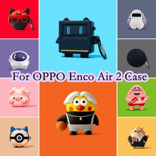 【ของแท้】เคสหูฟัง แบบนิ่ม ลายการ์ตูน สําหรับ OPPO Enco Air 2 Enco Air 2