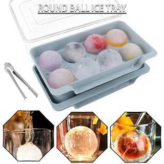 8 Grids Ice Cube Bar Ball Cone Maker DIY Mold Sphere Large Tray Whiskey Mould