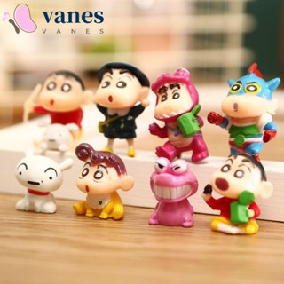 Vanes1 ตุ๊กตาฟิกเกอร์ Crayon Shinchan แฮนด์เมด ของเล่นสําหรับเด็ก