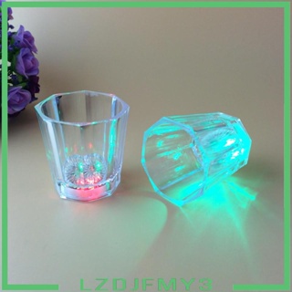 [Lzdjfmy3] แก้วไฟ LED Pp เรืองแสง 50 มล. สําหรับบ้าน งานแต่งงาน ปาร์ตี้