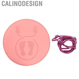 Calinodesign Jump Rope Mat Yoga Pad Round Easy Maintenance for Gym