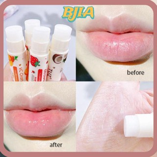 Bja ลิปบาล์ม กลิ่นผลไม้ บํารุงริมฝีปากอย่างล้ําลึก สีธรรมชาติ ป้องกันริมฝีปากแห้ง