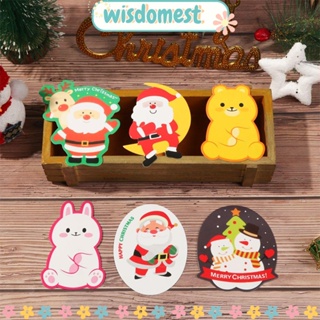 Wisdomest การ์ดตกแต่งคริสต์มาส DIY 50 ชิ้น