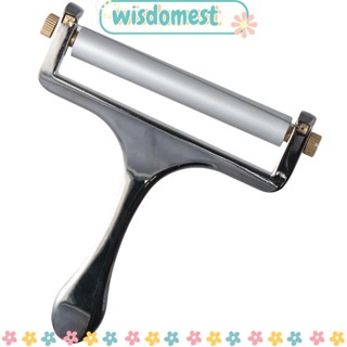 Wisdomest เครื่องสไลด์ชีส กึ่งแข็ง พร้อมลวดตัดเชดดาร์ สเตนเลส 1 ชิ้น