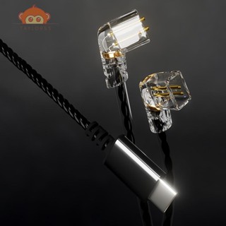 สายเคเบิลถัก แบบเปลี่ยน สําหรับหูฟัง CCA KZ TRN QDC DUNU SIMGOT TYPE-C [Taylor.th]