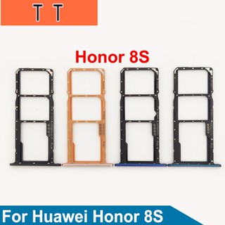  ถาดใส่ซิมการ์ดนาโน ซิมการ์ด MicroSD สีดํา น้ําเงิน ทอง แบบเปลี่ยน สําหรับ Huawei Honor Play 8S