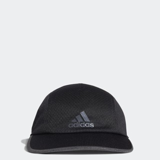 adidas วิ่ง หมวกแก๊ปผ้าตาข่ายสำหรับนักวิ่ง AEROREADY Unisex สีดำ GM4522