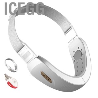 Icegg Electric Face Lifting Belt Blue Red  Microcurrent Reduce Wrinkles Shaping