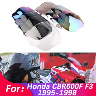 อุปกรณ์เสริมรถจักรยานยนต์ กระจกกันลม สําหรับ Honda CBR 600 CBR600 F3 19951996 1997 1998