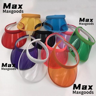 Maxg หมวกบังแดดลําลอง PVC สําหรับเดินทาง ชายหาด