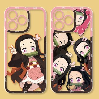 เคสโทรศัพท์มือถือแบบนิ่ม ใส ลายการ์ตูนดาบพิฆาตอสูรน่ารัก สําหรับ Realme