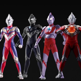 Shf ฟิกเกอร์ Ultraman Tiga Dark Zero Rabbit Form Jack Victory S H Figuarts Articulado ของเล่นสําหรับเด็ก