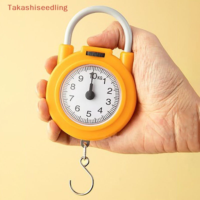 (Takashiseedling) เครื่องชั่งน้ําหนักดิจิทัล แบบแขวน ความแม่นยําสูง 10 กก. สําหรับชั่งกระเป๋าเดินทาง ปลา