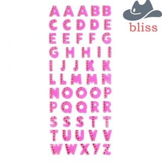 Bliss สติกเกอร์คริสตัล A-Z DIY สําหรับติดตกแต่งผนัง