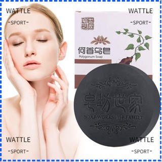 Wattle He Shou Wu สบู่แฮนด์เมด ทําความสะอาดล้ําลึก ป้องกันผมร่วง น้ํามันหอมระเหย