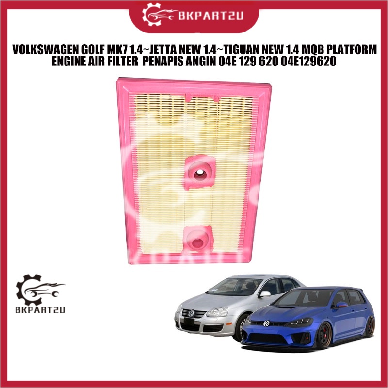 VOLKSWAGEN GOLF MK7 1.4~JETTA ใหม่ 1.4~TIGUAN ใหม่ 1.4 MQB PLATFORM ENGINE AIR FILTER PENAPIS ANGIN 