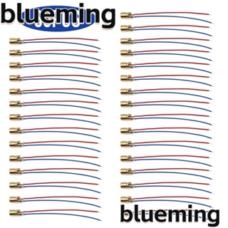 Blueming2 ไดโอดเลเซอร์ พลาสติก ขนาดเล็ก 6.5 ซม. 5V สีฟ้า สีแดง 30 ชิ้น