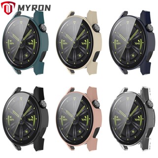 Myron + อุปกรณ์เสริมฟิล์ม PC ป้องกันเต็มรูปแบบ สําหรับ Huawei Watch GT3