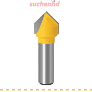 Suchenhd ดอกสว่านเราเตอร์ ก้านตัว V 8 มม. 90 องศา สําหรับงานไม้