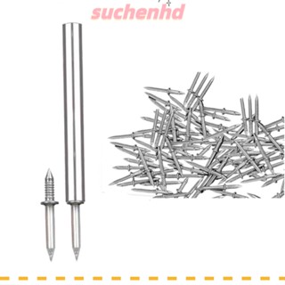 Suchenhd ด้ายสองหัว แบบซ่อนได้ ไม่มีรอยต่อ สําหรับตกแต่งเล็บ 100 ชิ้น