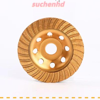 Suchenhd ล้อถ้วยเพชรเทอร์โบ สีทอง โลหะ คอนกรีต 4-1/2 นิ้ว (115 มม.)