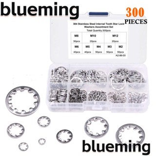 Blueming2 ชุดน็อตล็อครถบรรทุก สเตนเลส 304 M3-M12 300 ชิ้น