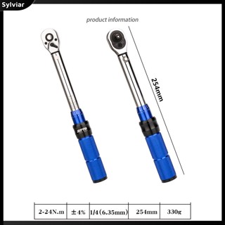 [sylviar] ชุดประแจแรงบิด 2-24nm ปรับได้ สําหรับซ่อมแซมจักรยานเสือภูเขา
