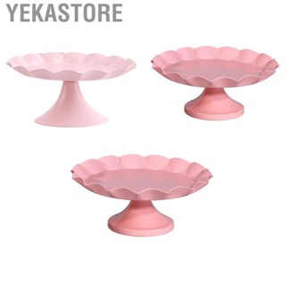 Yekastore Cake Stand  Stable Minimalist Multi Functional Weighted Base Dessert  Holder Pink for Parties Fruit