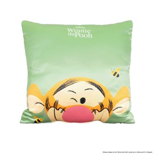 [กทม. 3-5 วัน ส่ง] Koncept furniture หมอนอิง รุ่น DISNEY BUZZYBEE TIGGER 01 สีเขียว (40 x 40 x 15 ซม.)