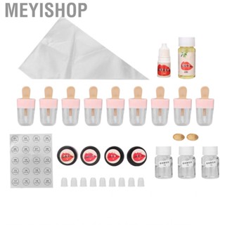 Meyishop Lip Gloss Beewax Making Material Accessory DIY Filling Mould Crafts Tool Kit Set