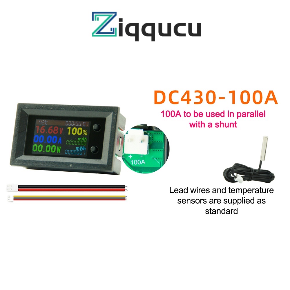 Ziqqucu เครื่องทดสอบความจุแบตเตอรี่ อเนกประสงค์