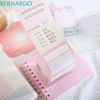 Bernardo ม้วนกระดาษโน้ต แบบมีกาวในตัว ดึงออกได้ DIY สําหรับตกแต่ง โรงเรียน ออฟฟิศ