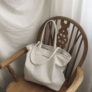 2022 new alphabet womens bag ins simple canvas bag large capacity zipper shoulder bag handbag shopping bag schoolbag