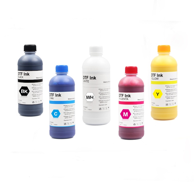 500ML DTF Ink For Direct Transfer Film For PET All Desktop Large Format DTF Printer