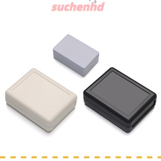 Suchenhd กล่องแยกสายไฟ สีขาว ดํา อุปกรณ์เสริมอิเล็กทรอนิกส์ 1 2 ชิ้น